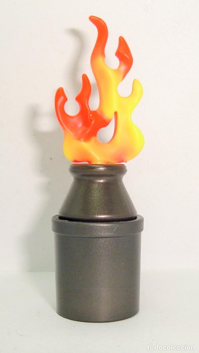 Playmobil: ACCESORIO PLAYMOBIL LAMPARA DE FUEGO LOTE NUMERO 196
