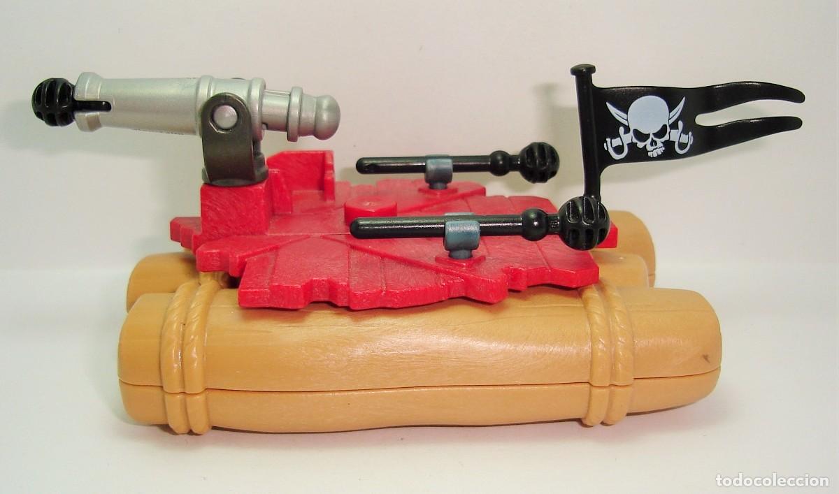 Playmobil: ACCESORIO PLAYMOBIL BARCA PIRATA CON CA&Ntilde;ON LOTE NUMERO 198