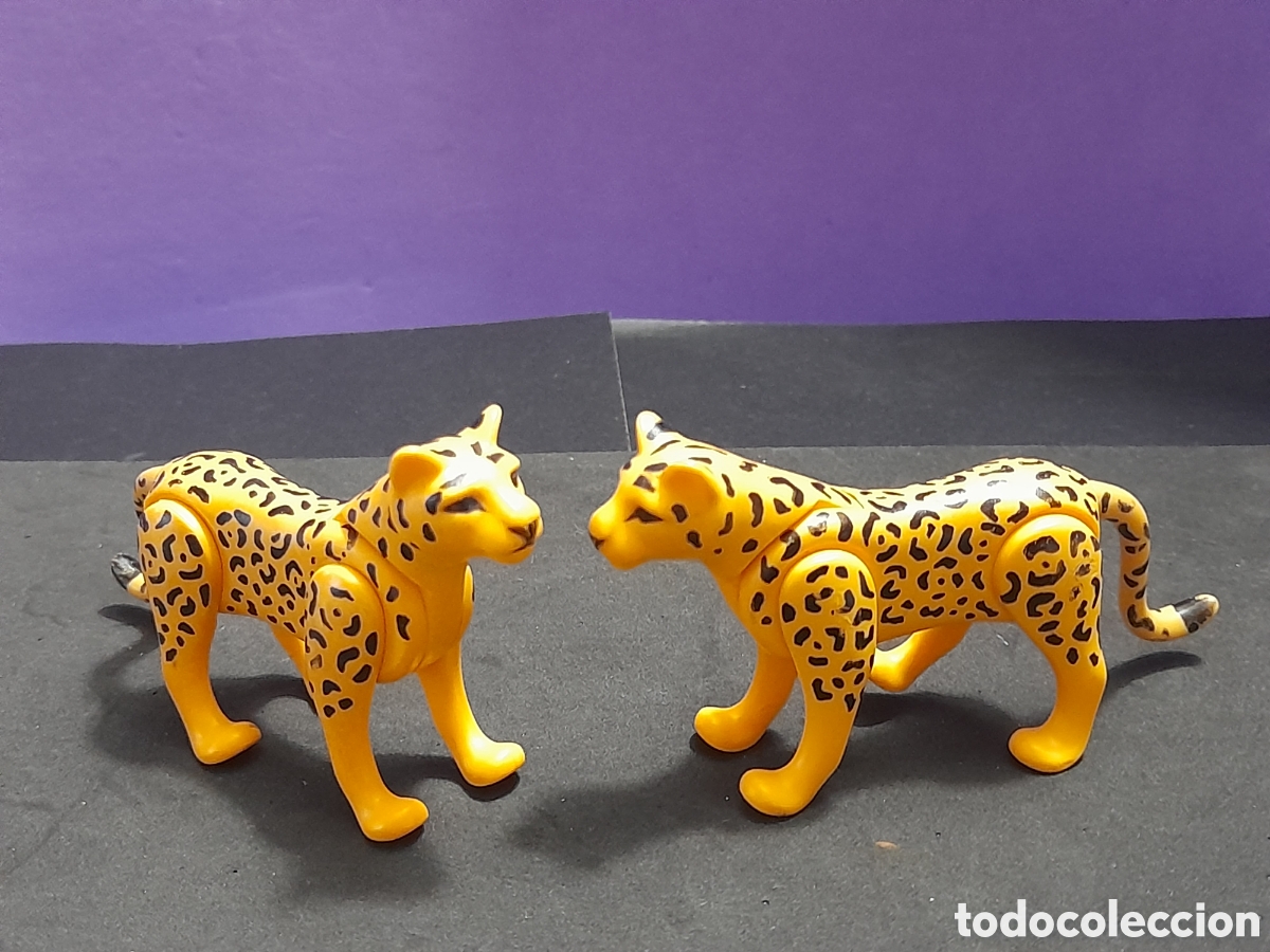 Playmobil: Playmobil figuras animales salvajes, pareja de leopardos