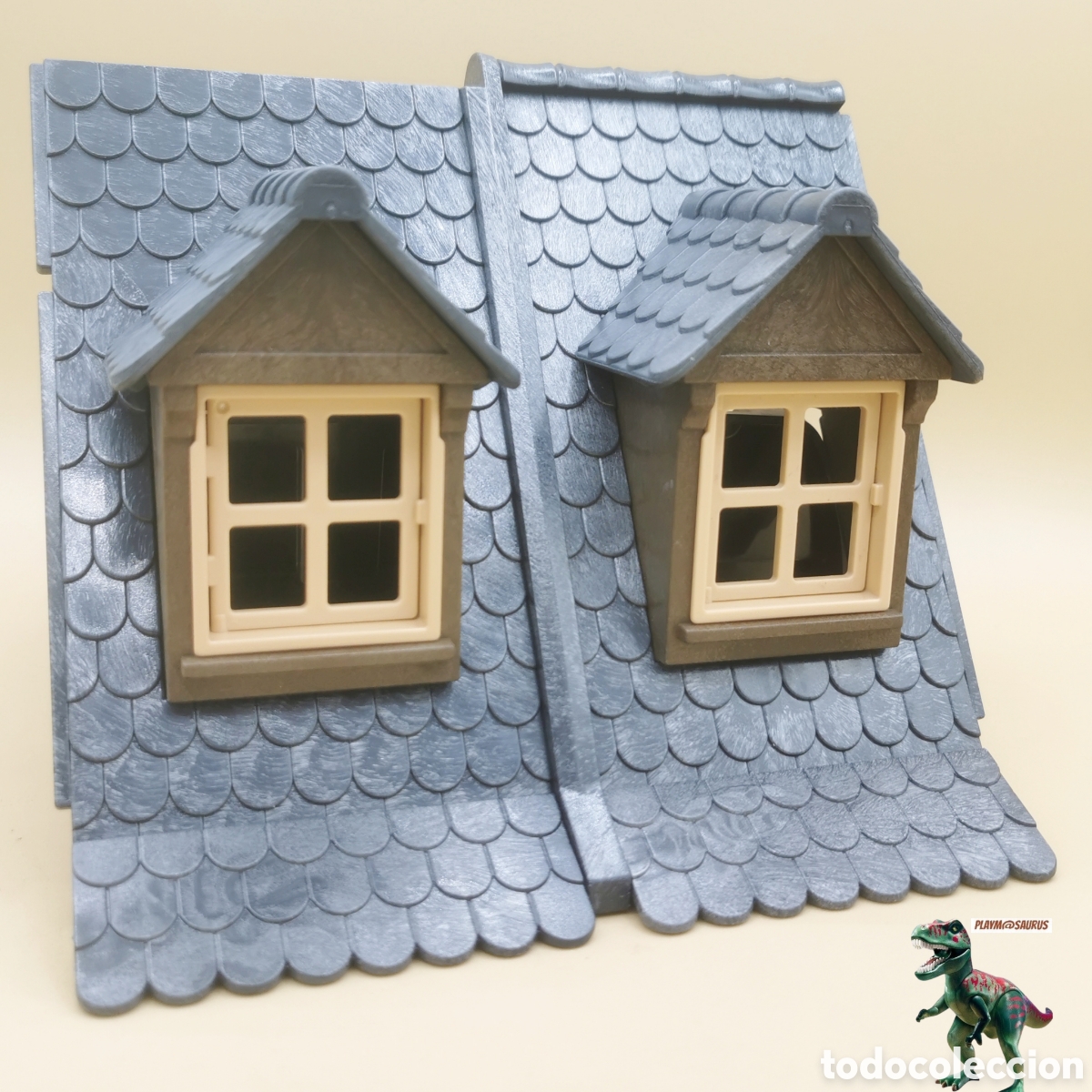 Playmobil: PLAYMOBIL tejado doble steck castillo casa medieval granja 7379 7785 7847 simil 3666 3716 5005 7109