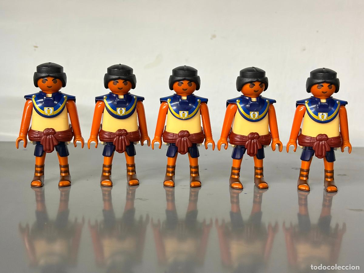 Playmobil: playmobil lote 5 figura egipcio egipto -EG1