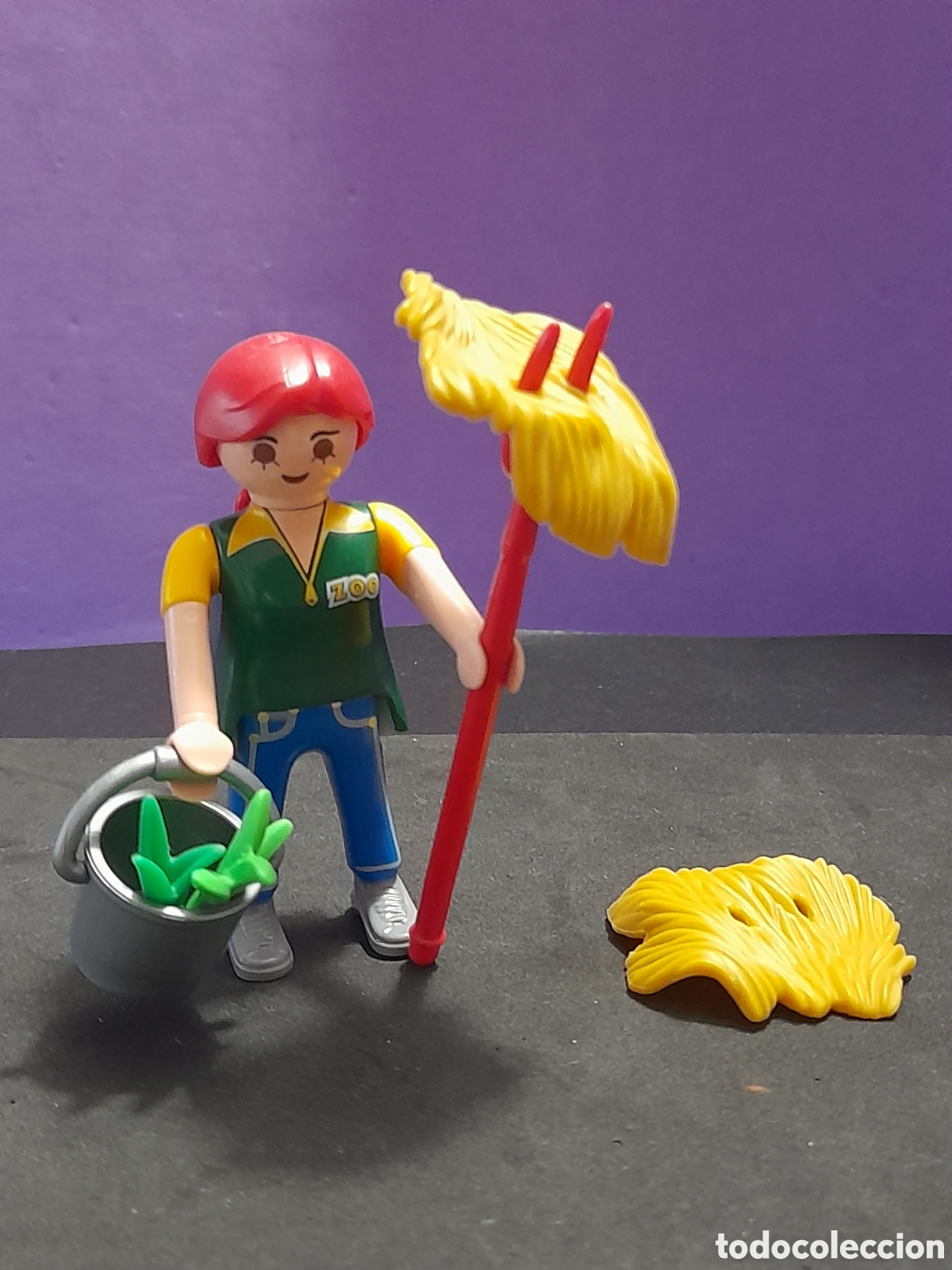 Playmobil: Playmobil figuras, cuidadora del zoo