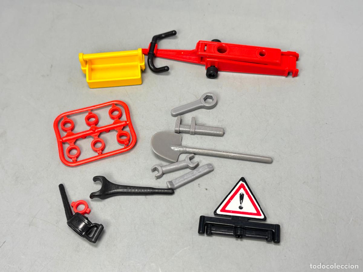 Playmobil: Playmobil 3147 lote accesorios mec&aacute;nico gato pasadores herramienta