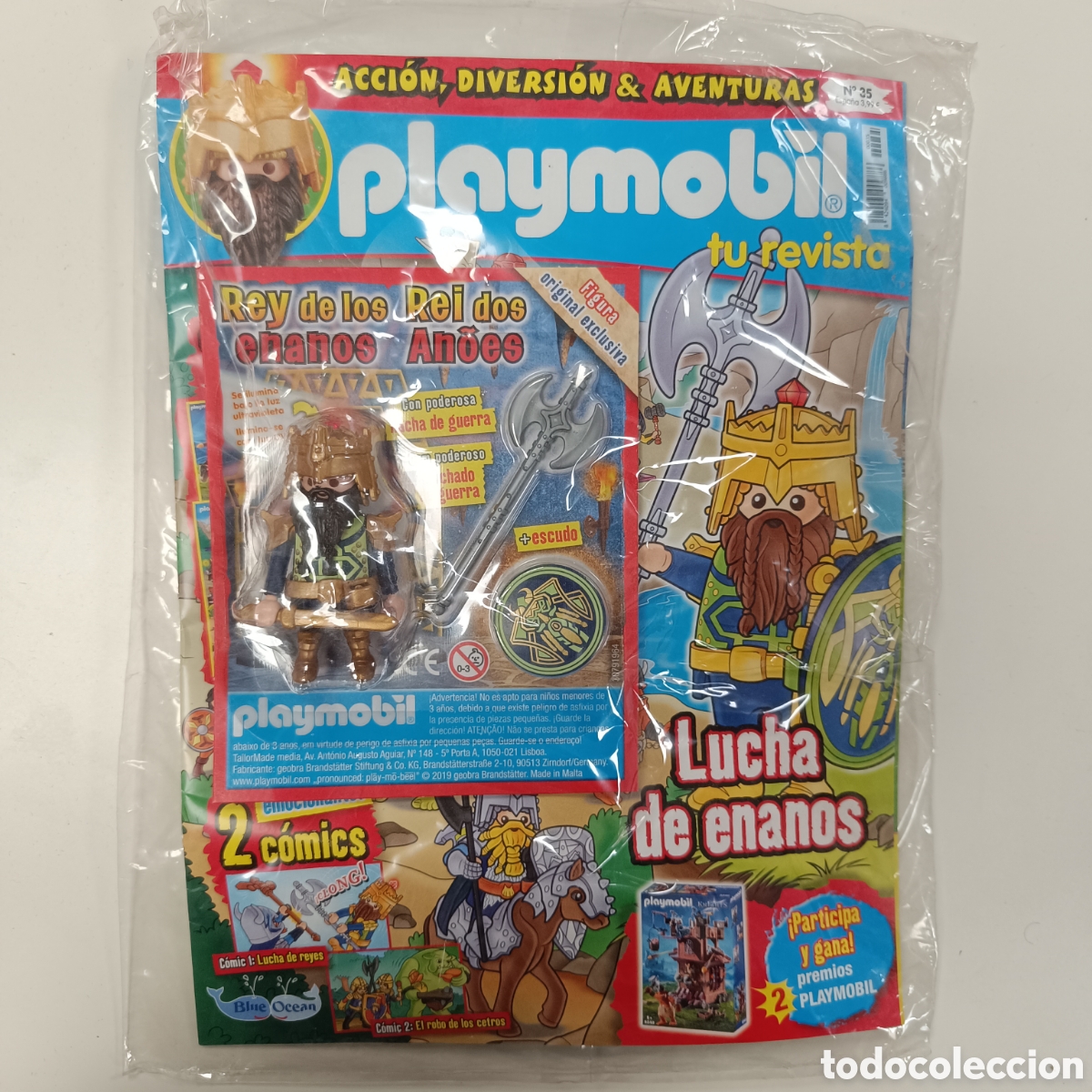 Playmobil: Playmobil Revista Numero 35 Rey De Los Enanos