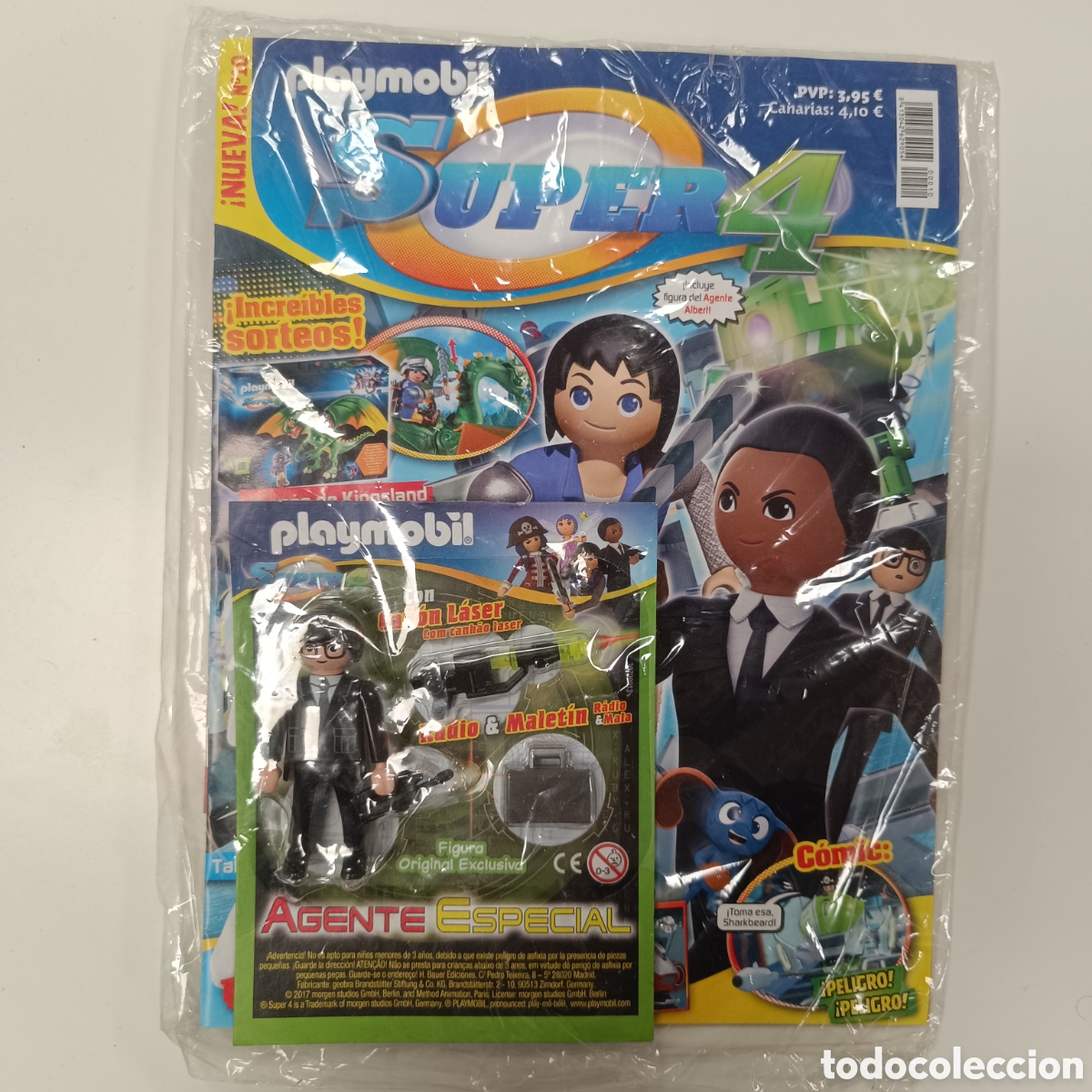 Playmobil: Playmobil Revista Super 4 N&uacute;mero 10 Agente Especial