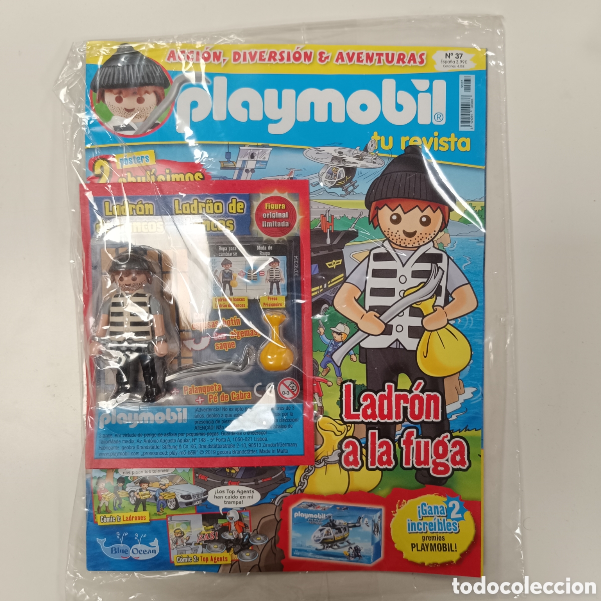 Playmobil: Playmobil Revista Numero 37 Ladr&oacute;n De Bancos