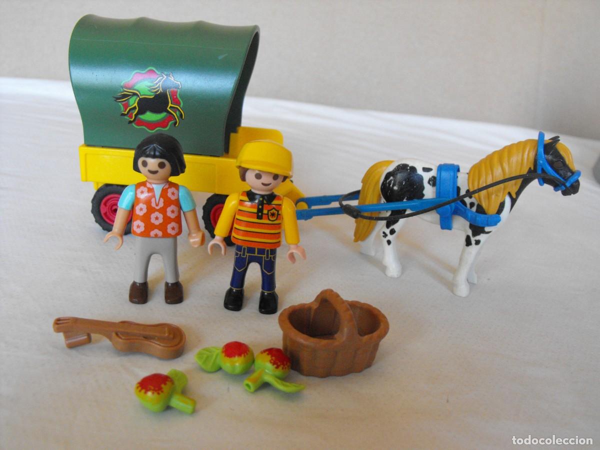 Playmobil: PLAYMOBIL. Ni&ntilde;os con carrito. Ref. 5686.