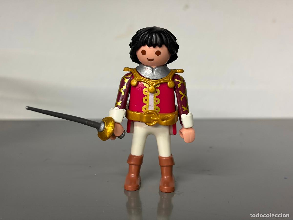 Playmobil: playmobil figura principe con florete espada elegante y chulo ref 9215 -mix20