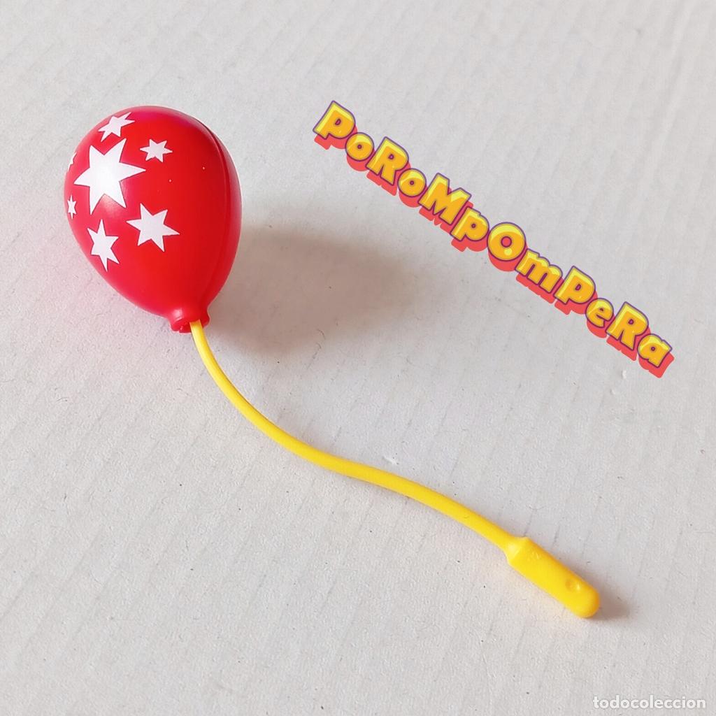 Playmobil: PLAYMOBIL GLOBO OVALADO ROJO ESTRELLAS ASIDERO AMARILLO SIMILAR 4760 5570 6448 PAYASO Q4
