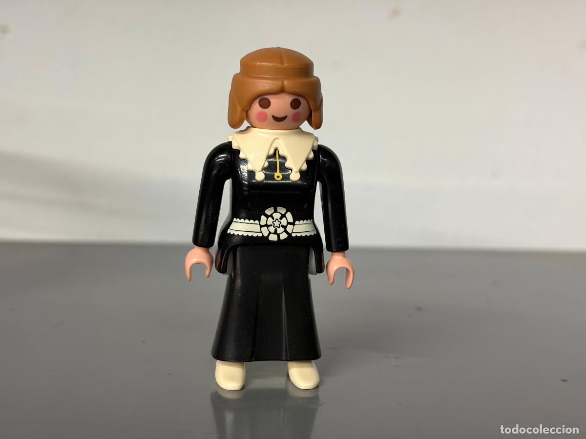 Playmobil: playmobil figura dama victoriana castillo falda larga, doncella -mix20