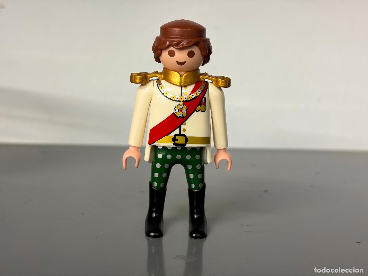 Playmobil: playmobil figura soldado ingles con hombreras doradas traje gala -mix20