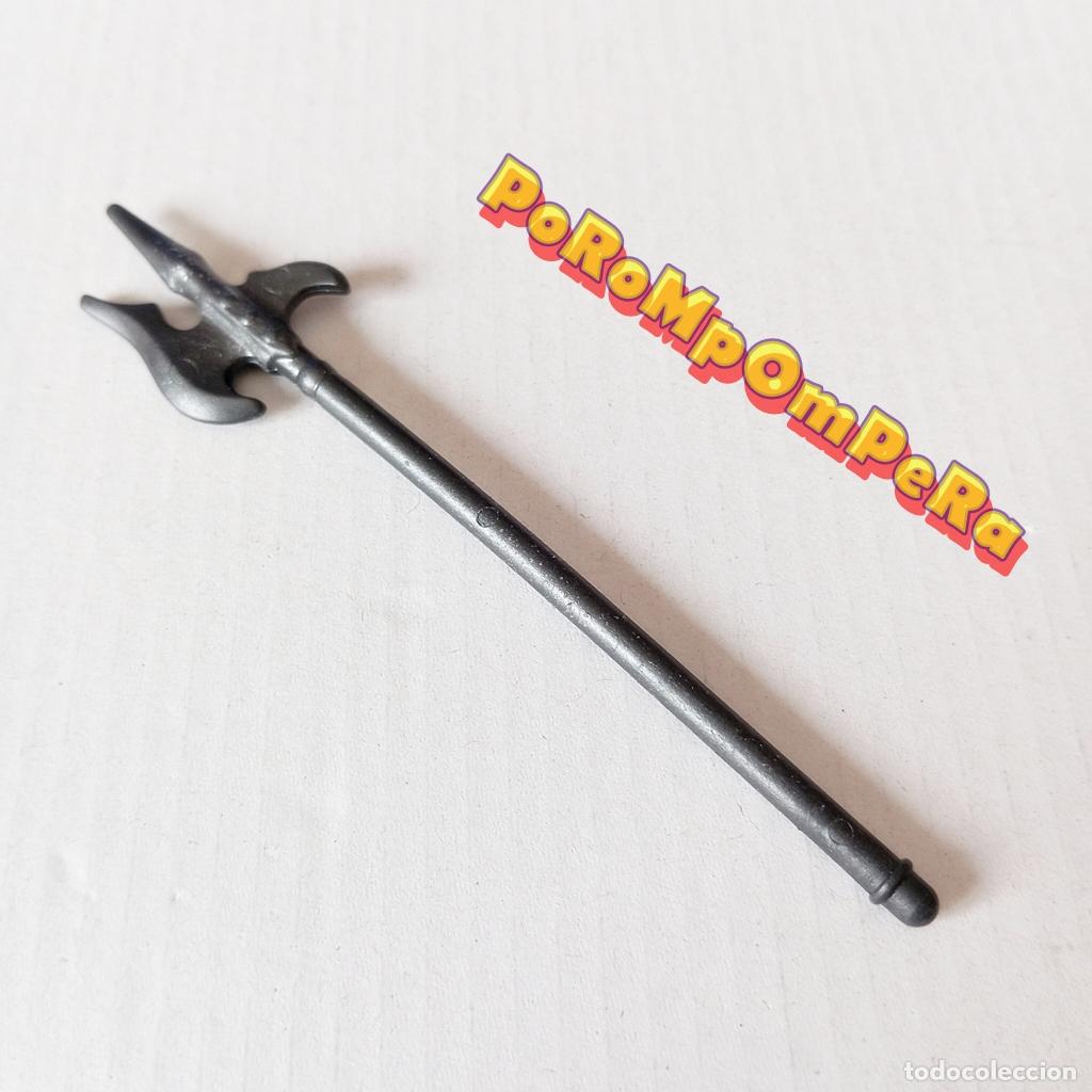 Playmobil: PLAYMOBIL ALABARDA OSCURA ARMA CABALLERO MEDIEVAL ESPA&Ntilde;OL CRUZADO - DIFERENTES SETS Q4