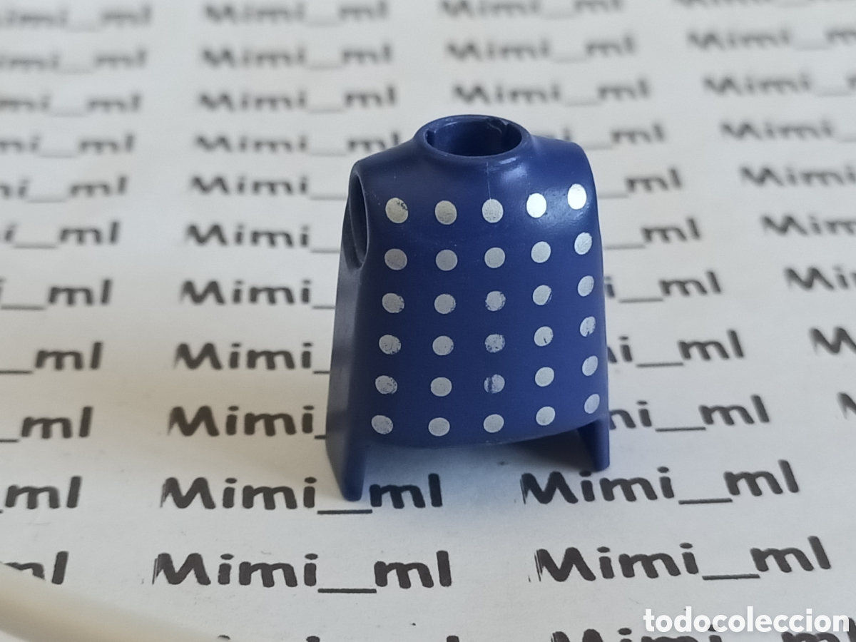Playmobil: Playmobil torso azul con topos caballero medieval recambios figuras