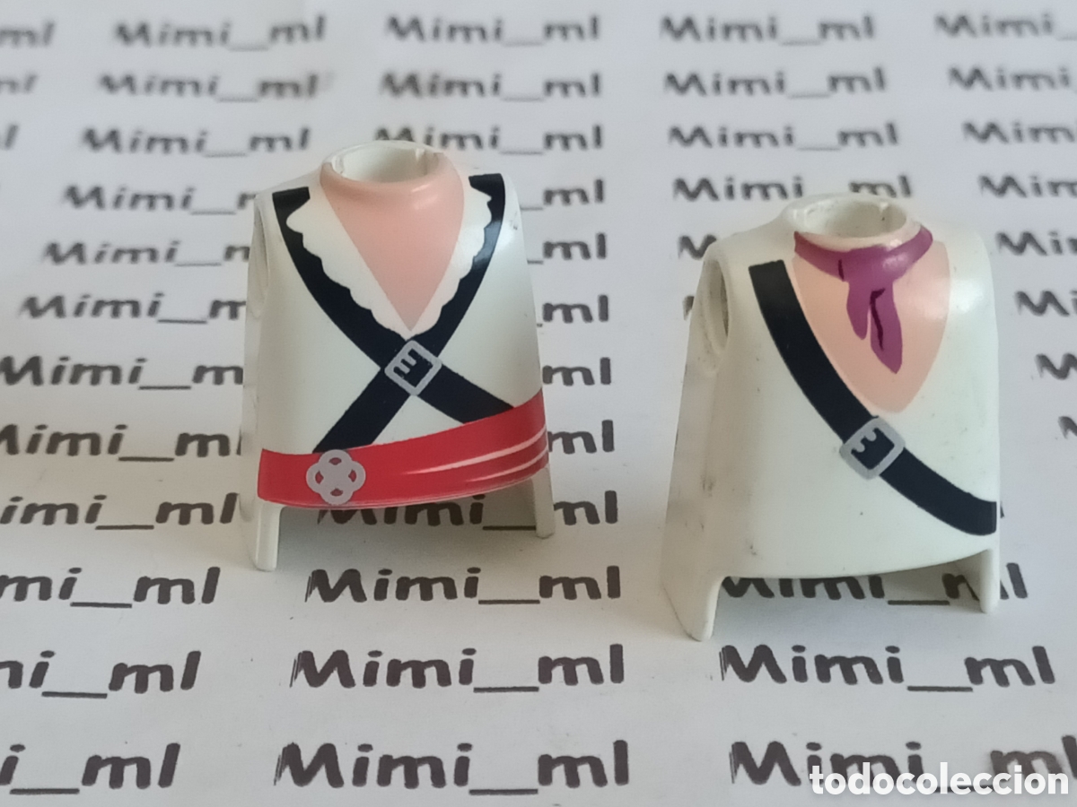 Playmobil: Playmobil 2 torsos hombre barco pirata recambios figuras