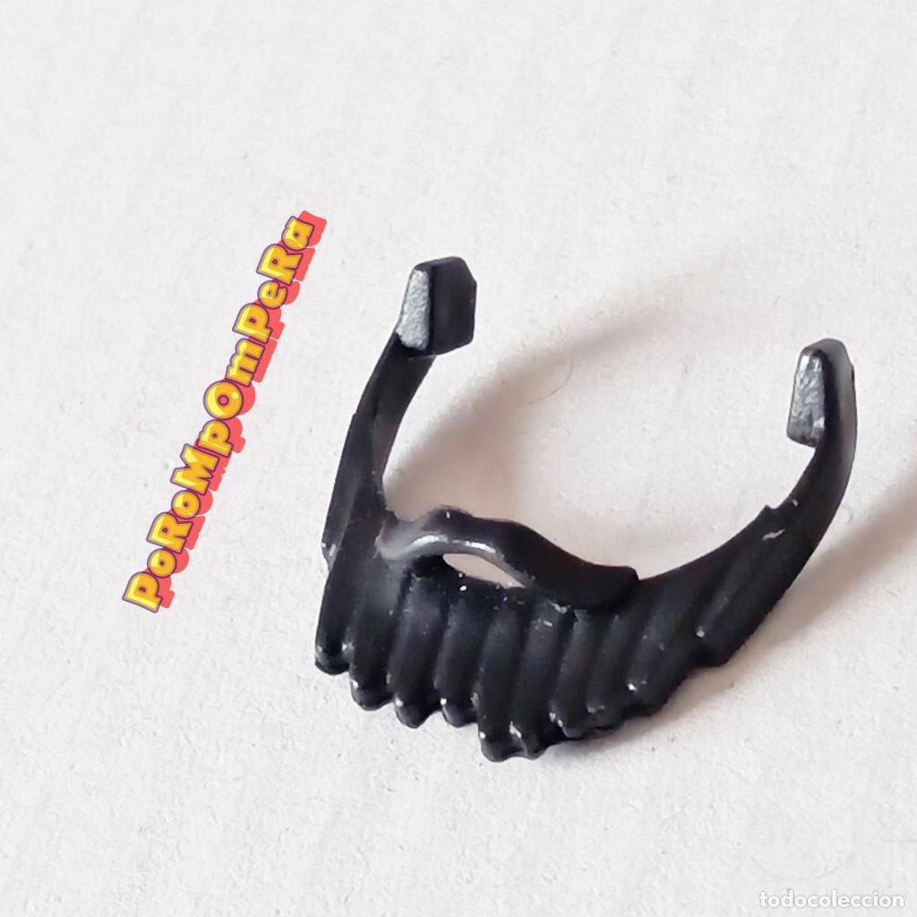 Playmobil: PLAYMOBIL BARBA PUNTIAGUDA NEGRA CON BIGOTE MODERNA COMPLETAR/CUSTOM Q4