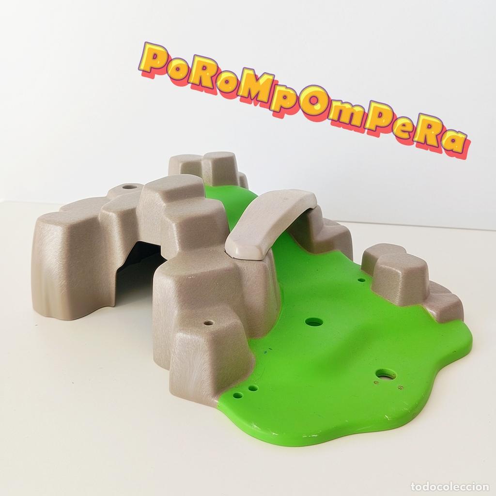 Playmobil: PLAYMOBIL DIORAMA ROCOSO CON VEGETACI&Oacute;N Y CUEVA CUSTOM/COMPLETAR ESCENAS CG5