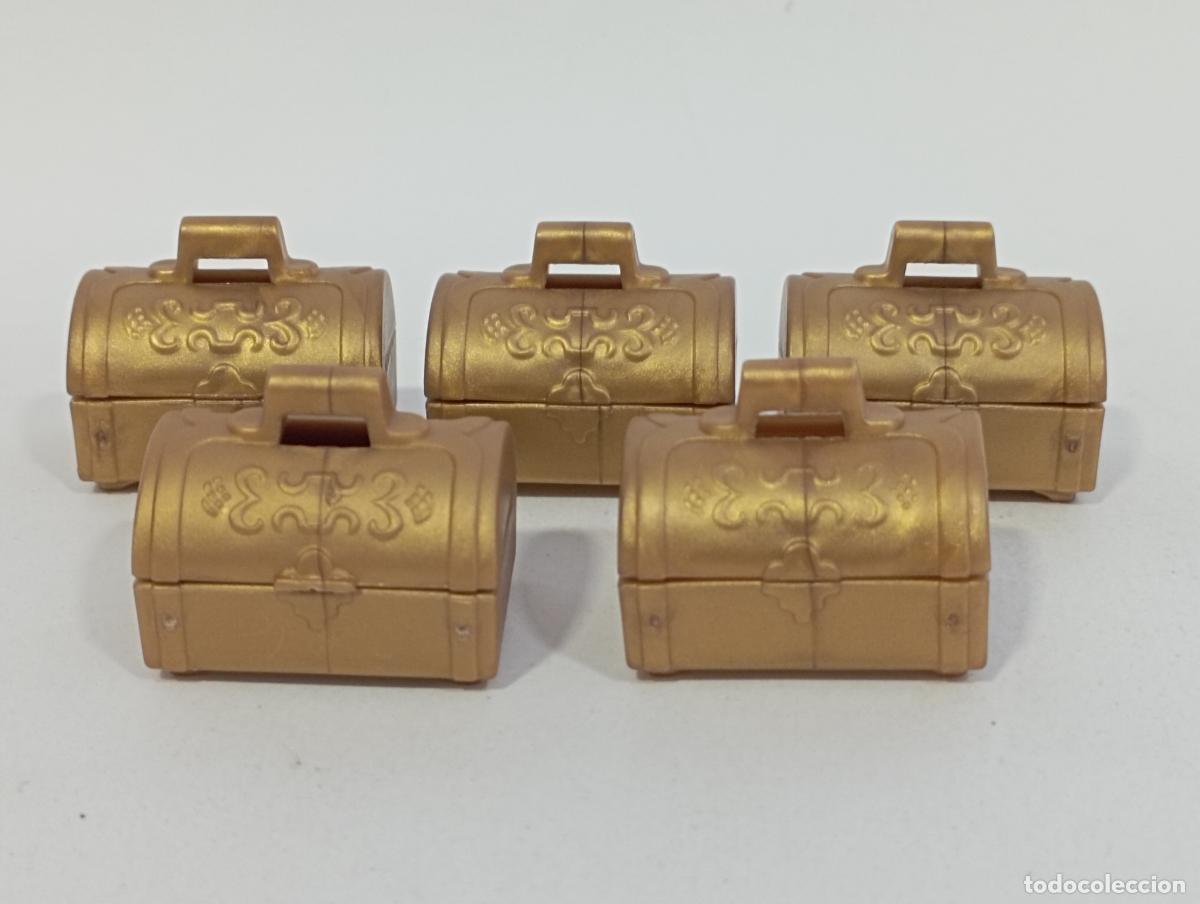 Playmobil: PLAYMOBIL 5 COFRE DEL TESORO BARCO PIRATAS MEDIEVAL CASTILLO