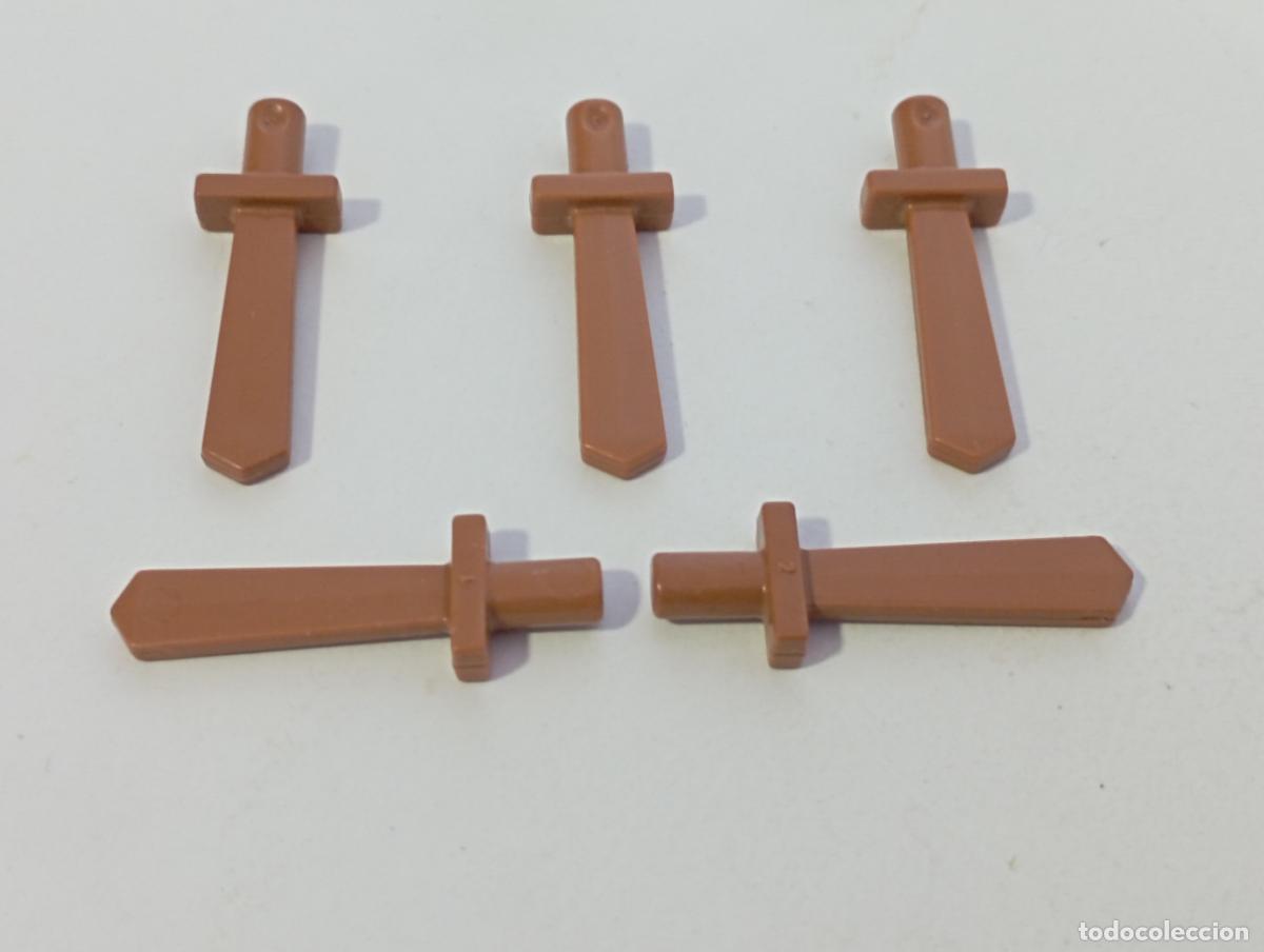 Playmobil: PLAYMOBIL 5 ESPADA MADERA NI&Ntilde;OS MEDIEVAL