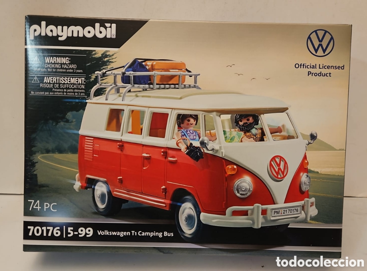 Playmobil: PLAYMOBIL 70176- VOLKSWAGEN T1 CAMPING BUS, NUEVO PRECINTADO COMPLETO
