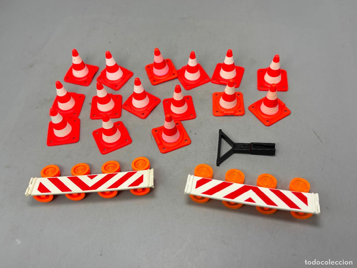 Playmobil: Playmobil lote cono valla obra