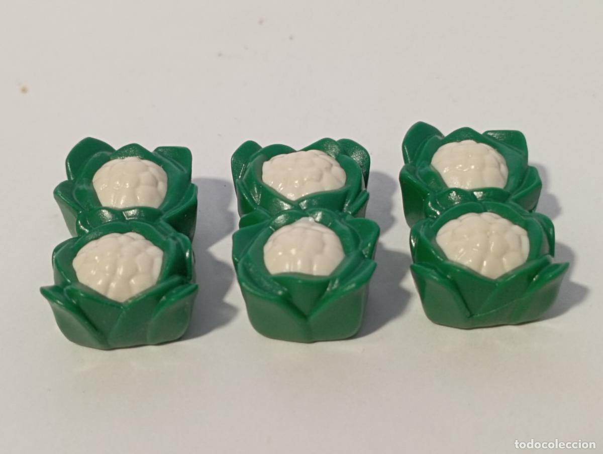 Playmobil: PLAYMOBIL 3 COLIFLOR ALIMENTOS COMIDA GRANJA CIUDAD