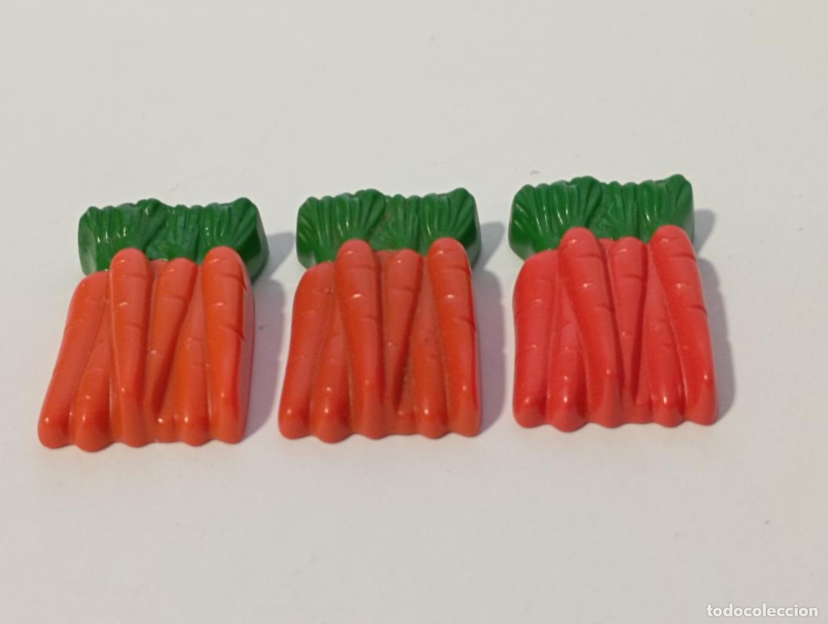 Playmobil: PLAYMOBIL 3 ZANAHORIAS ALIMENTOS COMIDA GRANJA CIUDAD