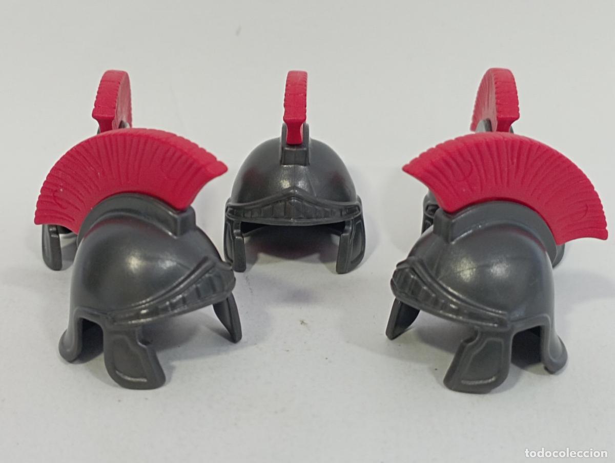 Playmobil: PLAYMOBIL 5 CASCO ROMANO MEDIEVAL ARMAS---CASCO GRIS OSCURO