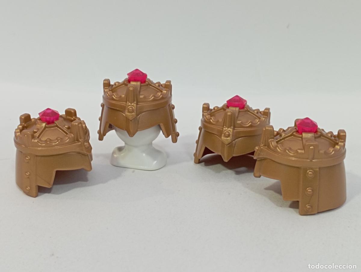 Playmobil: PLAYMOBIL 4 CASCO MEDIEVAL ROMANO CASTILLO ARMAS