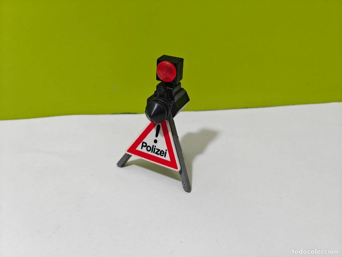 Playmobil: Playmobil accesorio-se&ntilde;al con radar polic&iacute;a, furg&oacute;n, comisar&iacute;a, ladrones, tr&aacute;fico, city...