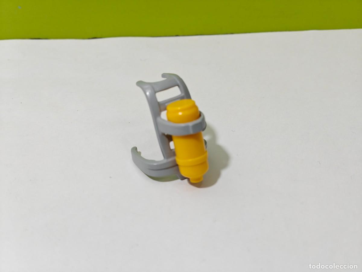 Playmobil: Playmobil complemento bomberos-mochila con bombona de aire , cami&oacute;n, incendio, manguera, city...
