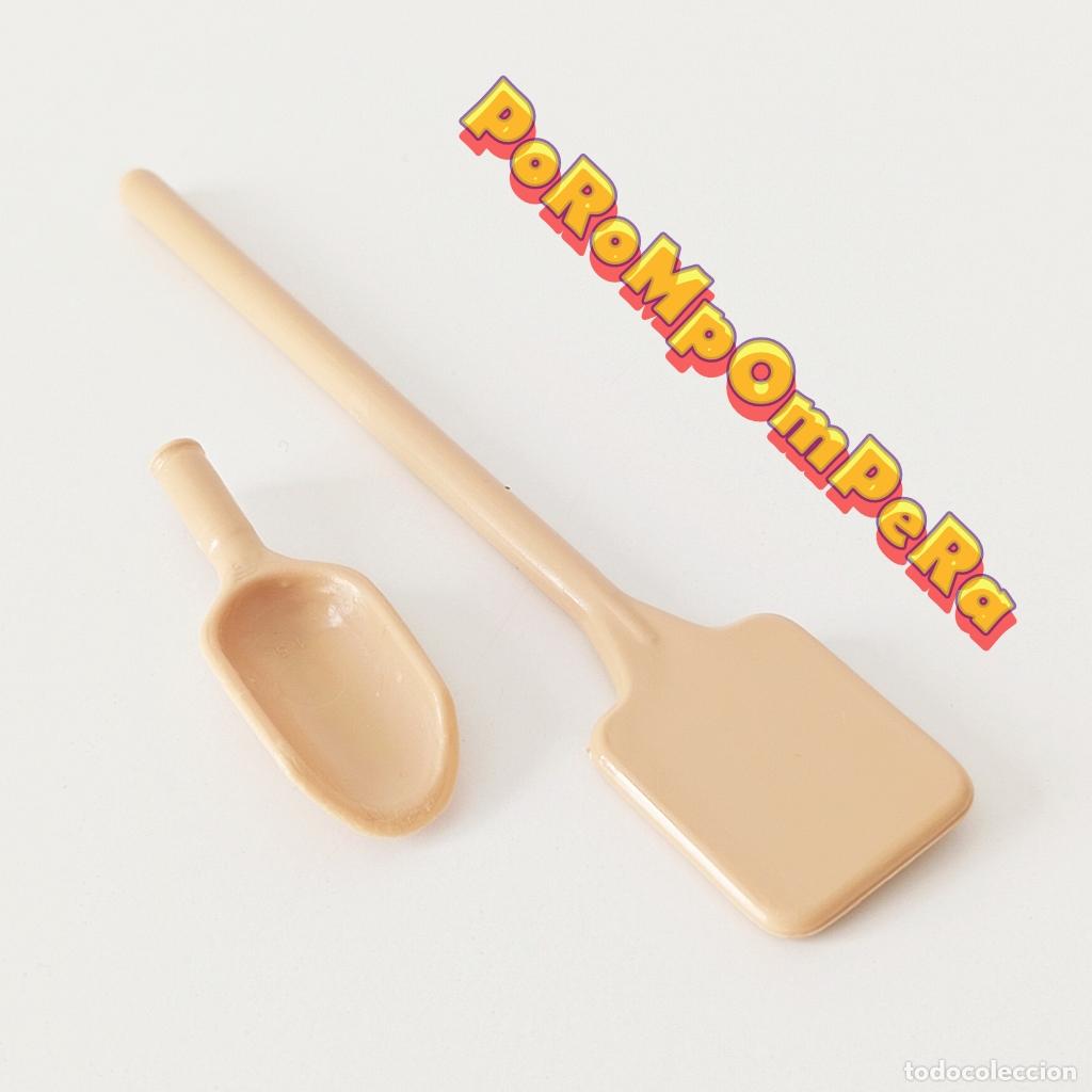 Playmobil: PLAYMOBIL LOTE PALA + RECOGEDOR HARINA BEIGE PANADER&Iacute;A PAN PASTELER&Iacute;A COCINA RESTAURANTE O4