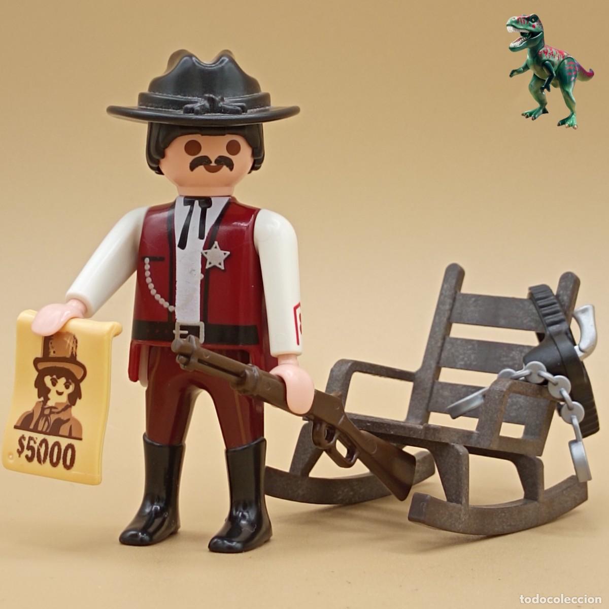 Playmobil: Playmobil figura sheriff marshall cazarrecompensas vaquero cowboy pistolero se busca oeste western