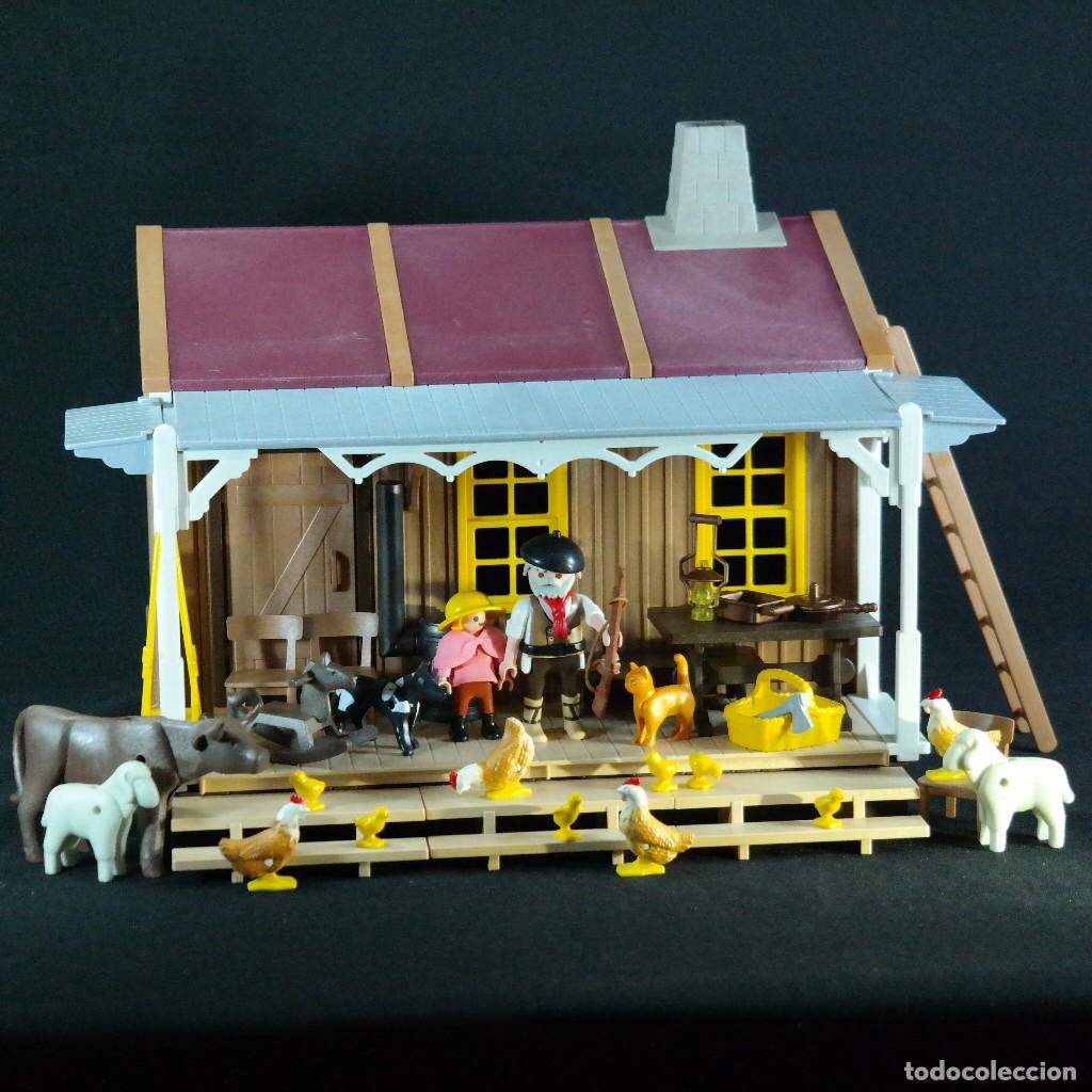 Playmobil: Playmobil granja con abuelo, nieta, animales y accesorios ☼