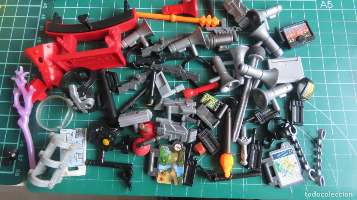 Playmobil: playmobil armas linternas magafonos..