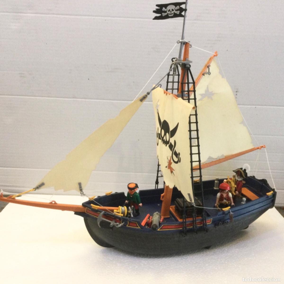 Playmobil: Playmobil. Barco pirata corsario. Con caja Ref: 5810. A&ntilde;o 2007.