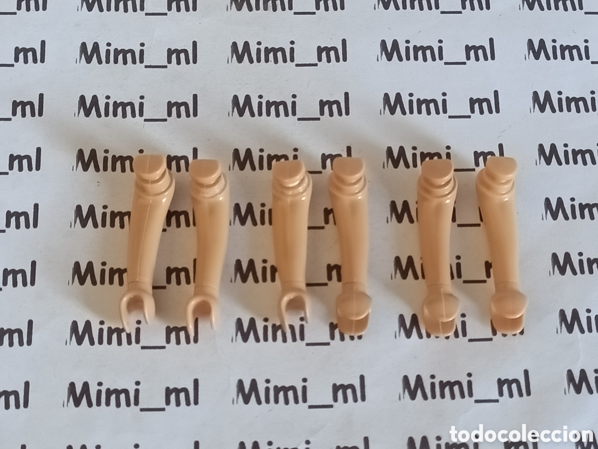 Playmobil: Playmobil 3 pares brazos mujer color morenos recambios figuras