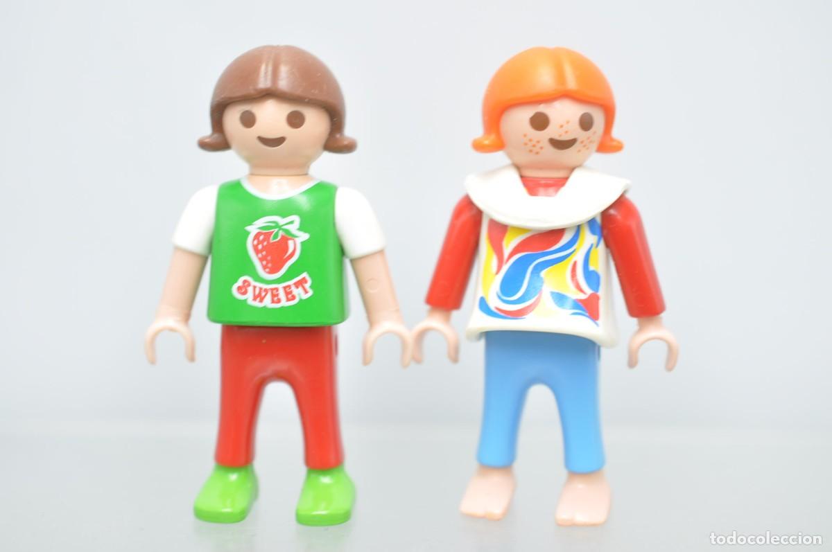 Playmobil: WSK060 Playmobil, figura 2 ni&ntilde;os