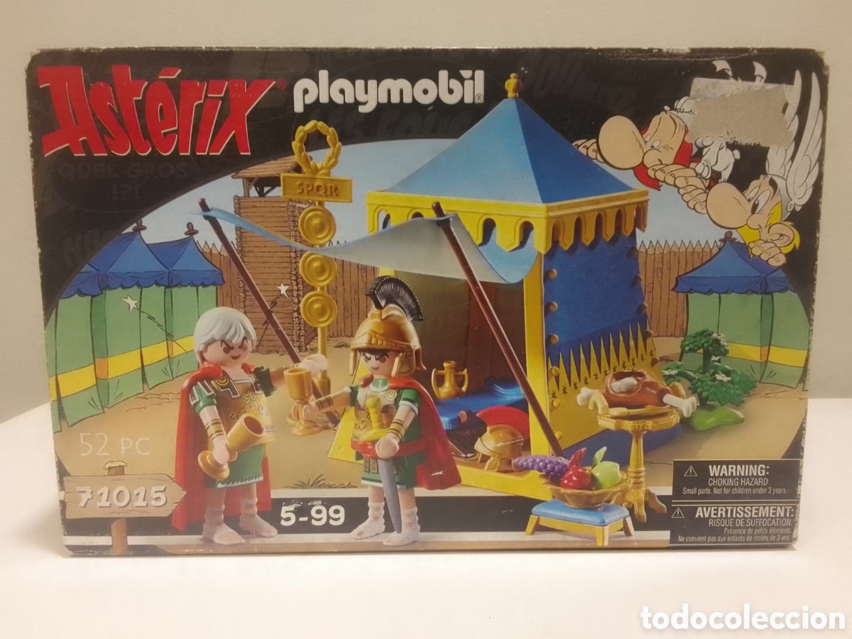 Playmobil: Caja vac&iacute;a Playmobil Ast&eacute;rix REF 71015.