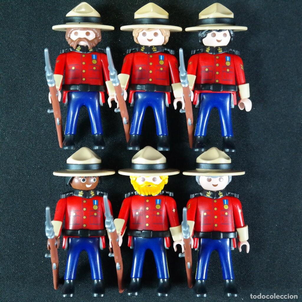 Playmobil: Playmobil 6 soldados canadienses ☼