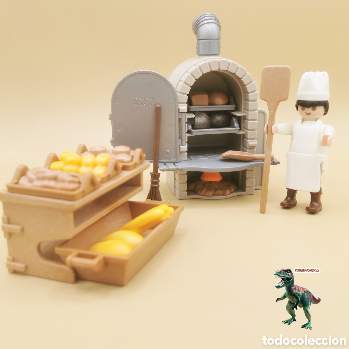 Playmobil: Playmobil conjunto panaderia confiteria panadero medieval horno obrador pan simil 6219 70954 3441
