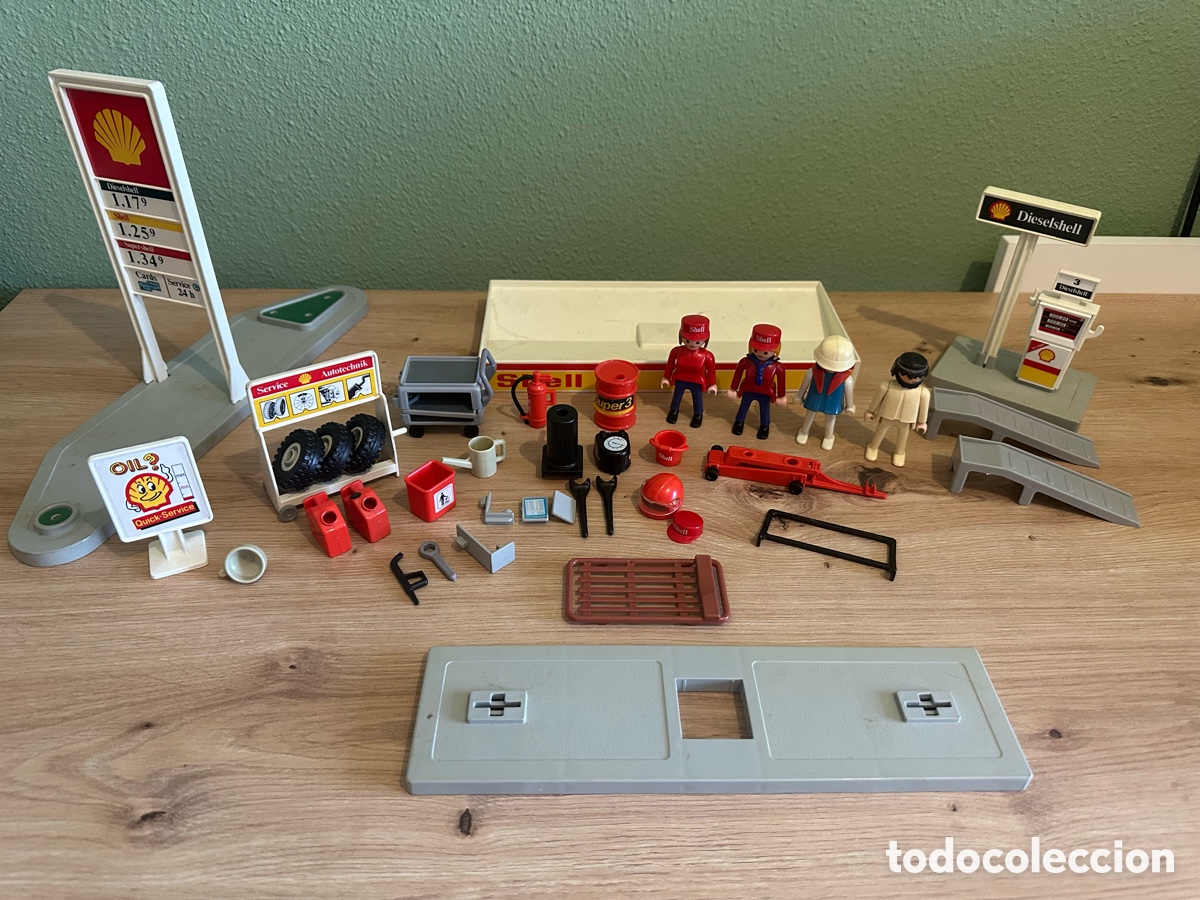 Playmobil: Playmobil 3437 Estaci&oacute;n Servicio - Set incompleto