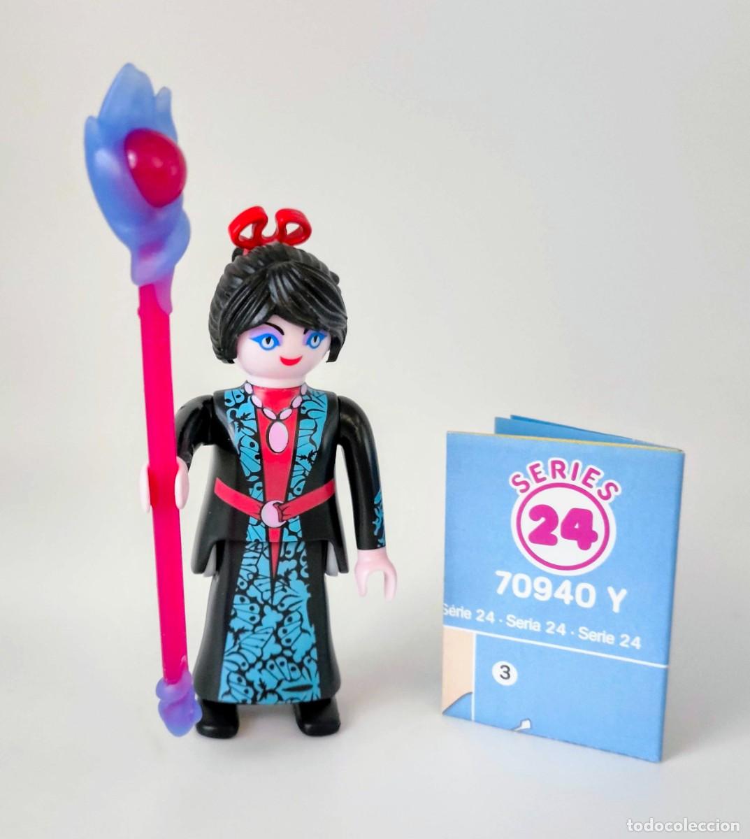 Playmobil: Playmobil sobre serie 24 hechicera ref. 70940