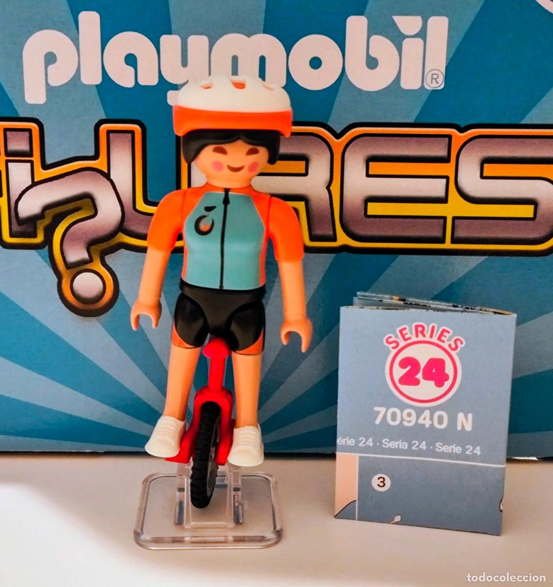 Playmobil: PLAYMOBIL SOBRE SERIE 24 CICLISTA MONOCICLO ref. 70940