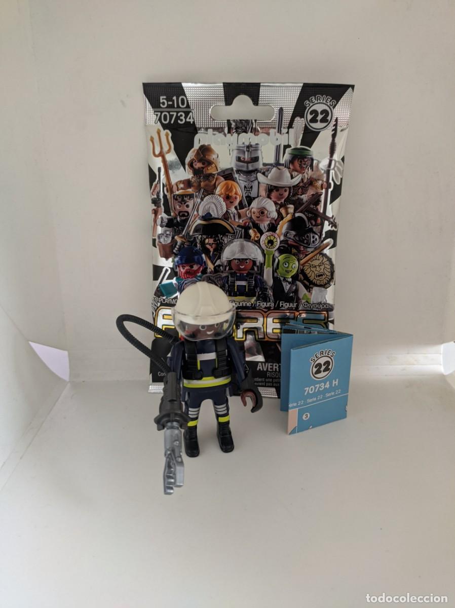 Playmobil: Playmobil sobre serie 22 bombero ref. 70734