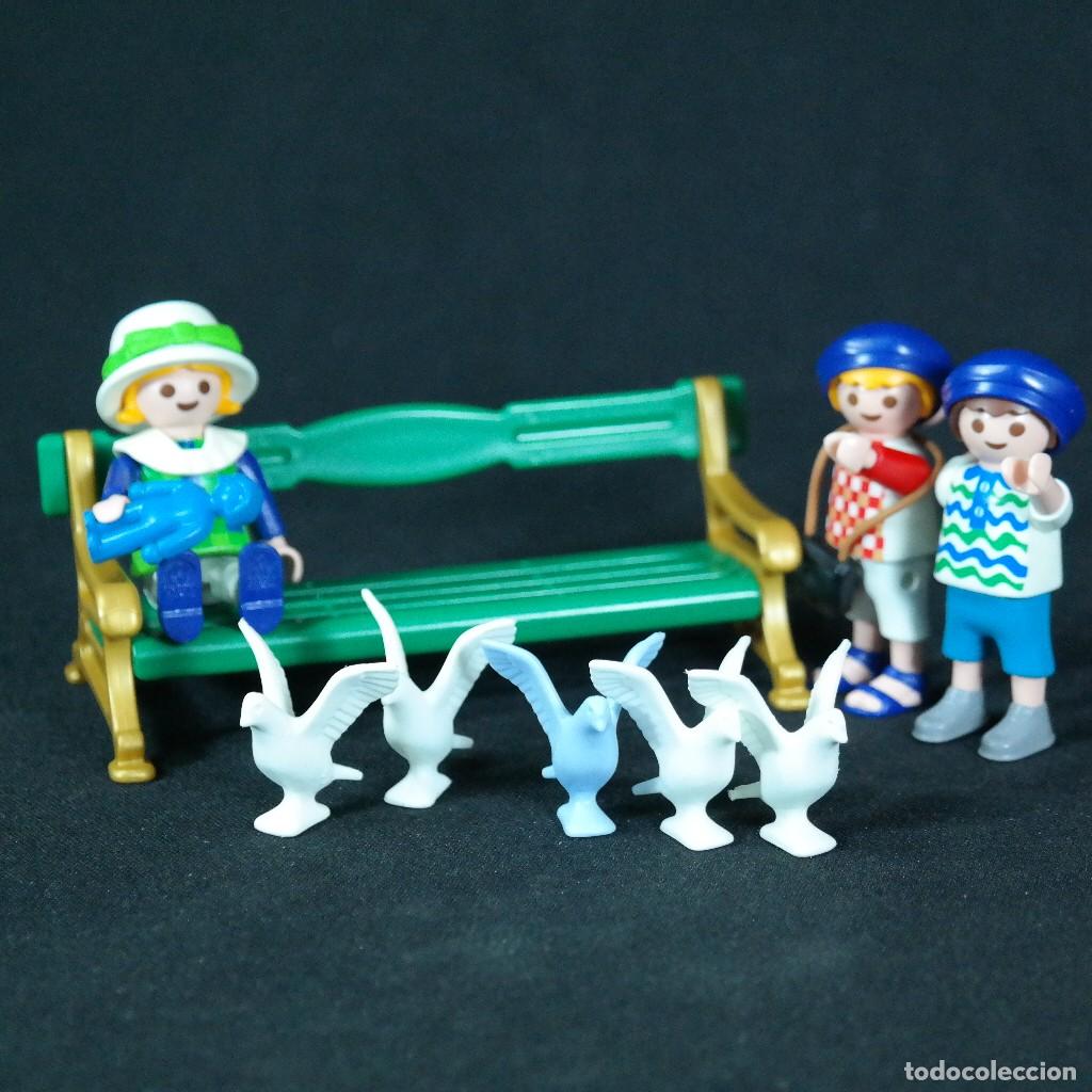 Playmobil: Playmobil banco con ni&ntilde;os ☼