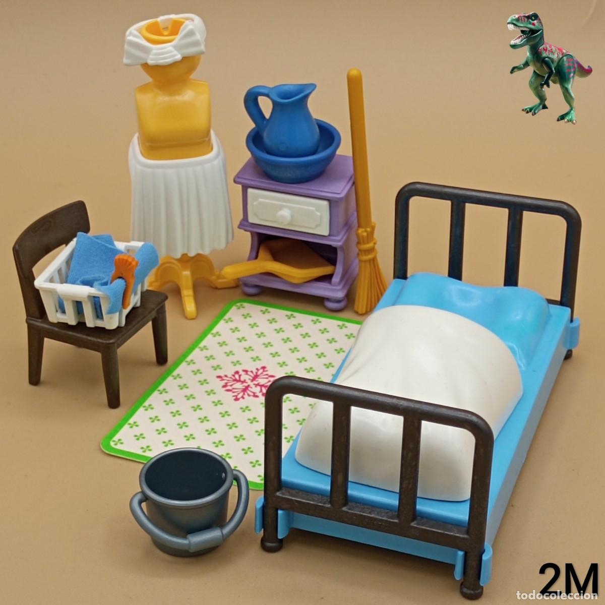 Playmobil: Playmobil habitacion de criada dormitorio sirvienta doncella muebles mansion casa victoriana