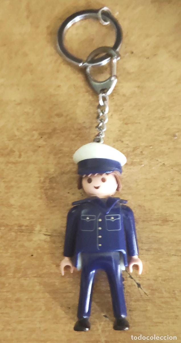 Playmobil: PLAYMOBIL - Llavero polic&iacute;a original - set 66150 -