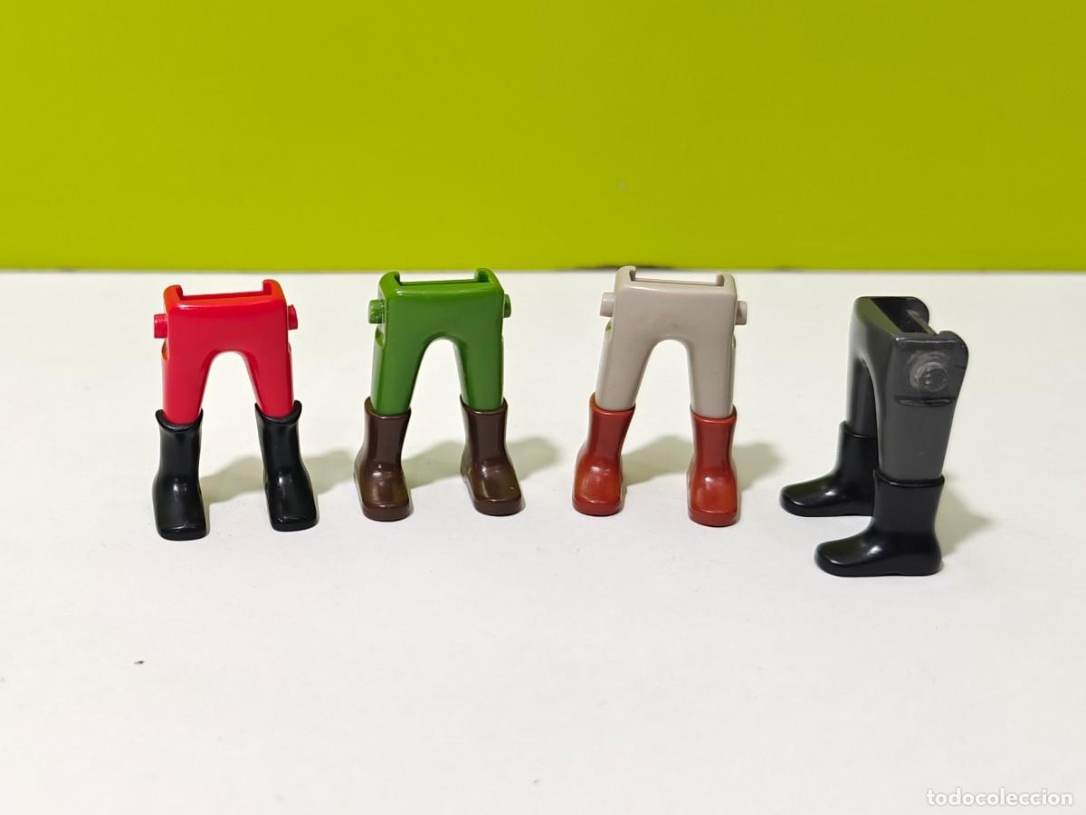 Playmobil: playmobil lote 4 piernas con botas , piratas, oeste, medieval, vikingos, princesas, monta&ntilde;a, cazador