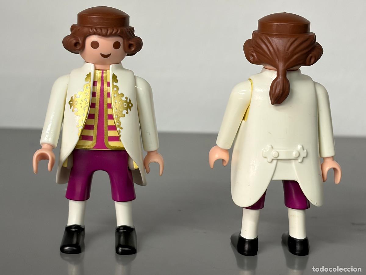 Playmobil: PLAYMOBIL 1 figura noble medieval musico real elegante ingles -mix19