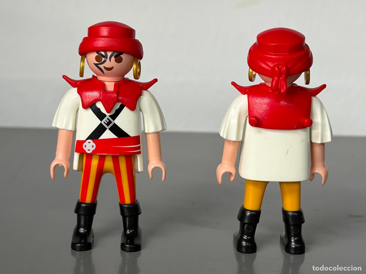 Playmobil: PLAYMOBIL 1 figura pirata pendientes botas -mix19